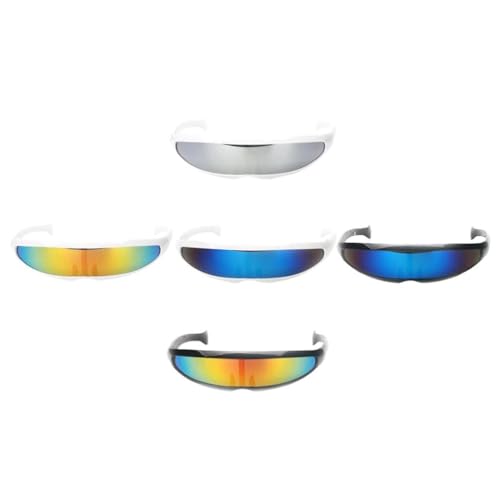 CARESHINE Schützender Monoblock Cyclop – 5er-Pack: Zukunftssichere Sonnenbrillen von CARESHINE