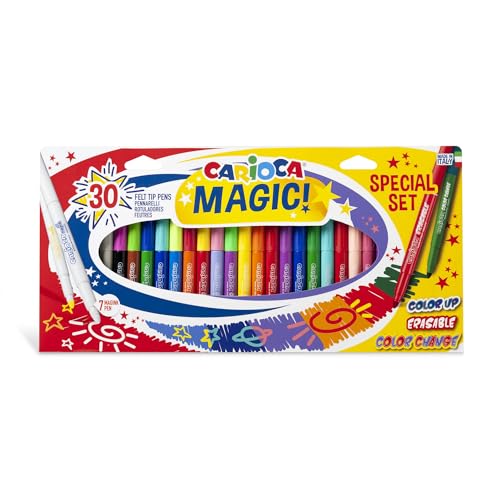 CARIOCA 43183 Filzstift, mehrfarbig, 30 Stück, Standard, 5 Stück von CARIOCA