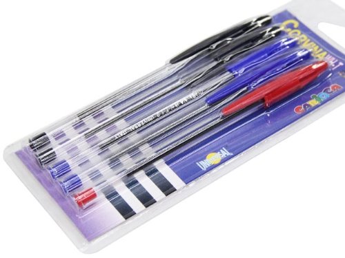 Tasche mit 5 Kugelschreibern, extra aus Korvina von CARIOCA