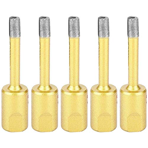 CARMIN 5 StüCke Schleifer Loch SäGe Bohrer Loch öFfner Marmor Glas Keramik Schneid Werkzeug (6 Mm) von CARMIN