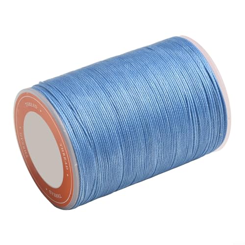 0 45 mm Polyester-Wachsgarn, 170 m lange Schnur für manuelles Nähen auf Leder, schweres Material und handgefertigte Bastelprojekte (04) von CARMOTTER