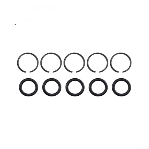 5 Sets Schlagschrauber-Steckschlüssel-Haltering mit O-Ring 3/8 Zoll, 1/2 Zoll, 3/4 Zoll, 1 Zoll für Elektroschlüssel/Druckluftschlüssel, Schlagschrauber Werkzeugteile (3/4) von CARMOTTER