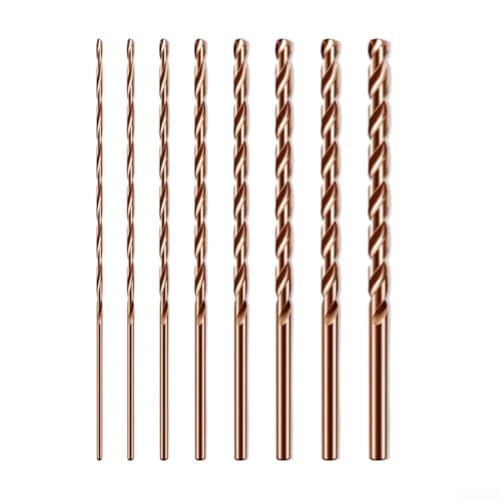 Professioneller Kobalt-Bohrer, 200 mm Länge, für Edelstahl, hart für Metall (3 mm) von CARMOTTER