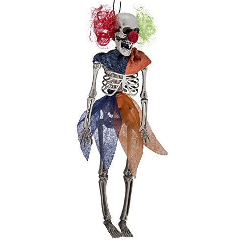 Carnival Toys 9038 Clown Skelett, 48 cm, one Size von Carnival Toys