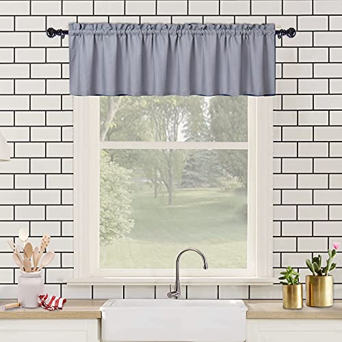 CAROMIO Wasserabweisende Scheibengardinen Modern Halbe Cafe Küchen Scheibengardinen Geprägte Musterstruktur Kurzgardine Kurzstores für Kleinfenster Vorhang Kurz, 1 x B 152 cm x H 38 cm, Grau CAROMIO Wasserabweisende Scheibengardinen Modern Halbe Cafe Küchen Scheibengardinen Geprägte Musterstruktur Kurzgardine Kurzstores für Kleinfenster Vorhang Kurz, 1 x B 152 cm x H 38 cm, Grau von CAROMIO