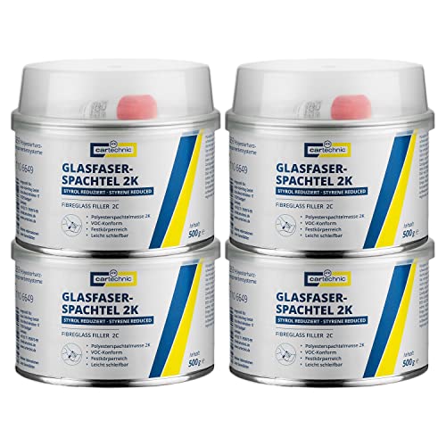 CARTECHNIC 4X 2K PE Glasfaserspachtel Spachtelmasse Glasfaser Spachtel 500g CARTECHNIC 4X 2K PE Glasfaserspachtel Spachtelmasse Glasfaser Spachtel 500g von CARTECHNIC