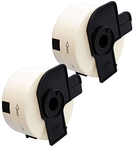 2 x DK11208 38mm x 90mm Etiketten (400 Stück/Rolle) kompatibel zu Brother P-Touch QL-500 QL-500A QL-550 QL-560 QL-570 QL-700 QL-710W QL-720NW QL-800 QL-810W QL-820NWB QL-1050 QL-1100 QL-1110NWB von CARTRIDGES KINGDOM