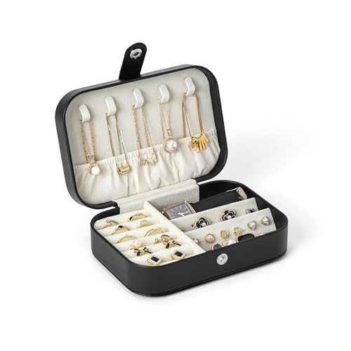 CASEGRACE Schmuckschatulle für Damen, tragbar, Reise-Schmuckkästchen für Halsketten, Ohrringe, Ringe, Schmuckhalter, Geschenk-Box, Mädchen CASEGRACE Schmuckschatulle für Damen, tragbar, Reise-Schmuckkästchen für Halsketten, Ohrringe, Ringe, Schmuckhalter, Geschenk-Box, Mädchen von CASEGRACE