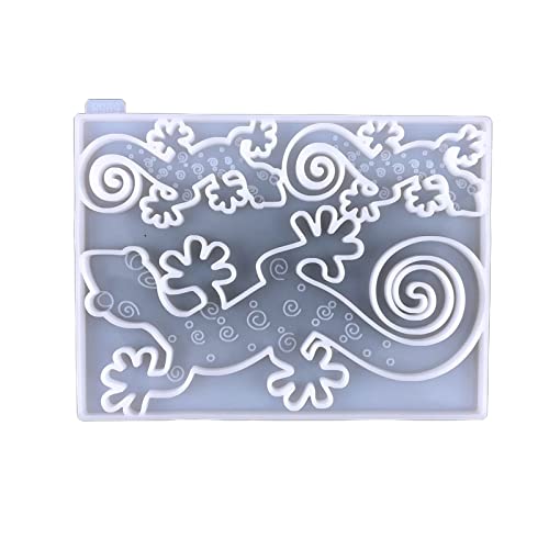 CASNO Silikonform, Gecko-Wanddekoration, hängende Anhänger, Epoxidharz, Tiere, Eidechsen, Ornament, Silikon-Gießform, DIY, Handwerk, Schmuckherstellung, Werkzeuge für Wohnzimmer, Büro, Garten CASNO Silikonform, Gecko-Wanddekoration, hängende Anhänger, Epoxidharz, Tiere, Eidechsen, Ornament, Silikon-Gießform, DIY, Handwerk, Schmuckherstellung, Werkzeuge für Wohnzimmer, Büro, Garten von CASNO