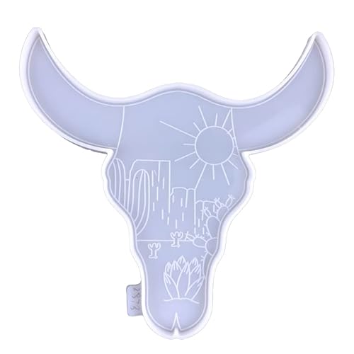 CASNO Silikonform, Stier für Kopf, Silikonform, Epoxidharz, Untersetzer, Formen, Silikon-Gießformen, Wandanhänger, Dekoration, Handwerk für Tiere CASNO Silikonform, Stier für Kopf, Silikonform, Epoxidharz, Untersetzer, Formen, Silikon-Gießformen, Wandanhänger, Dekoration, Handwerk für Tiere von CASNO