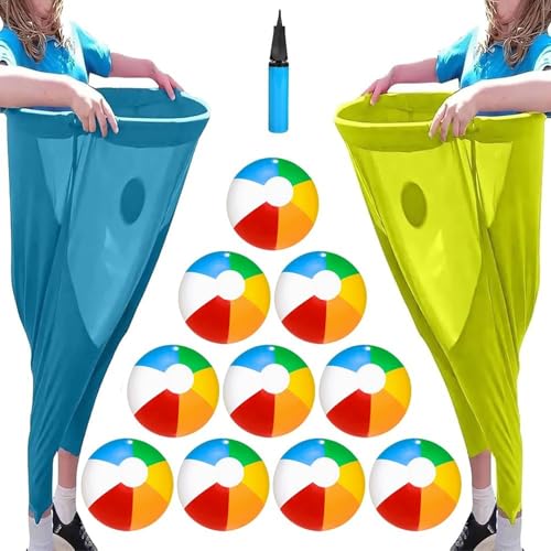 Granny Pants Yard Game – Lustiges Outdoor-Spiel Für Erwachsene & Familie! Riesiges Wurfspiel Mit Oma-Hose, Perfekt Für Team-Staffeln, Gartenpartys & Familientreffen(2 Set B) von CASOME