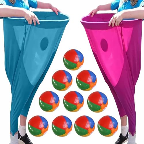 Granny Pants Yard Game – Lustiges Outdoor-Spiel Für Erwachsene & Familie! Riesiges Wurfspiel Mit Oma-Hose, Perfekt Für Team-Staffeln, Gartenpartys & Familientreffen(2 Set C) von CASOME