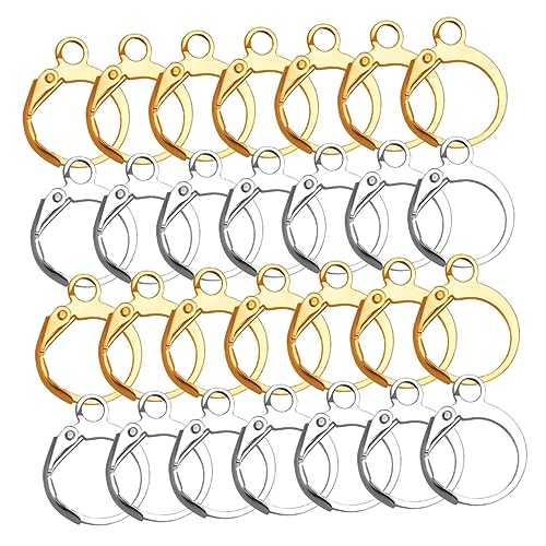 CATIEBYE 100Stücke DIY Schmuck Zubehör Ohrringe Goldene Silberne Ohrringhaken für Damen für Schmuckherstellung Kreative CATIEBYE 100Stücke DIY Schmuck Zubehör Ohrringe Goldene Silberne Ohrringhaken für Damen für Schmuckherstellung Kreative von CATIEBYE