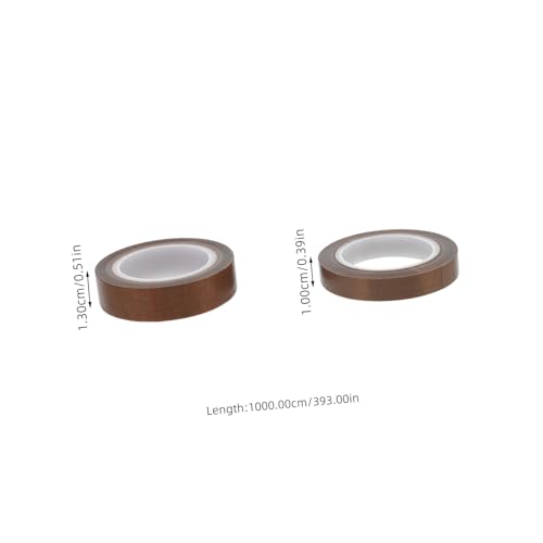 CATIEBYE 2 Rollen Ptfe Klebeband Hitzebeständig Verschleißfest für Vakuumierer Ersatzband Sealer Tape Kompatibel mit Vakuumversiegelungsmaschinen von CATIEBYE