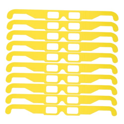 CATIEBYE 20 Paare Diffusionsbrille für Festivals Bunte Partygemäßigte Leuchtende Effekte für Weihnachtsfeiern Konzerte und Club Events von CATIEBYE