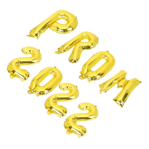 CATIEBYE 8 Stk. Teiliges Ballon mit Goldfarbenem Prom Design Leichte Aluminiumfolie für Abschlussfeier Dekoration Party Hängeschmuck Einfach Anzubringen Graduation Party Supplies CATIEBYE 8 Stk. Teiliges Ballon mit Goldfarbenem Prom Design Leichte Aluminiumfolie für Abschlussfeier Dekoration Party Hängeschmuck Einfach Anzubringen Graduation Party Supplies von CATIEBYE