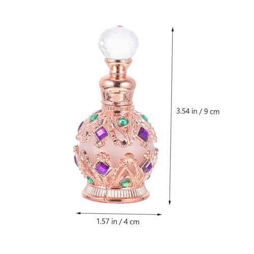 CATIEBYE Ätherische Ölflasche aus Glas Rosegold Kugelflasche Auslaufsicher Leicht und Kompakt für Reisen und Sichere Aufbewahrung von Parfüm und Duftölen CATIEBYE Ätherische Ölflasche aus Glas Rosegold Kugelflasche Auslaufsicher Leicht und Kompakt für Reisen und Sichere Aufbewahrung von Parfüm und Duftölen von CATIEBYE