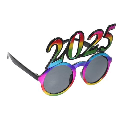 CATIEBYE Digitale Partybrille aus Leichtem Pc-material Bunte -eyewear für Neujahrs Abschlussfeier Stylische Auffällige Performance-accessoires für Erwachsene von CATIEBYE