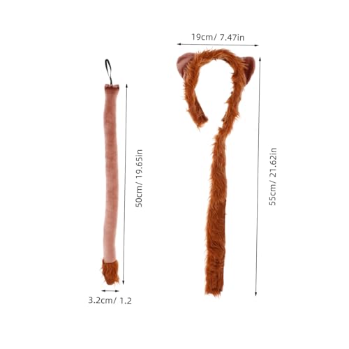 CATIEBYE Niedlicher Stirnband und Weiches Plüsch Tierkostüm Zubehör für Frauen Komfortabel Modisch für Cosplay Halloween und Kostümpartys CATIEBYE Niedlicher Stirnband und Weiches Plüsch Tierkostüm Zubehör für Frauen Komfortabel Modisch für Cosplay Halloween und Kostümpartys von CATIEBYE