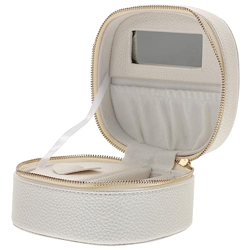 CATIEBYE Reise Schmuckorganisator PU Juwelierschachtel Schmuckaufbewahrung für Ringe Ohrringe Anhänger Elegantes Design für Reisen Zuhause CATIEBYE Reise Schmuckorganisator PU Juwelierschachtel Schmuckaufbewahrung für Ringe Ohrringe Anhänger Elegantes Design für Reisen Zuhause von CATIEBYE