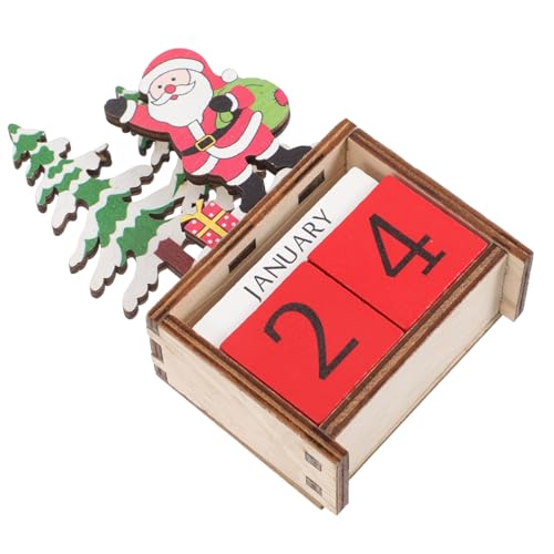 CATIEBYE Weihnachtlicher Holz Adventskalender mit Verstellbarem Countdown Kreative Weihnachtsdeko für Familie Langlebiger DIY Santa Claus Kalender als Festliches CATIEBYE Weihnachtlicher Holz Adventskalender mit Verstellbarem Countdown Kreative Weihnachtsdeko für Familie Langlebiger DIY Santa Claus Kalender als Festliches von CATIEBYE
