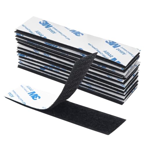 10 Paar schwarzes Klettband, super selbstklebend, 3 cm x 10 cm, doppelseitiges Klettband, wiederverwendbar, für Wände/Böden/Türen 10 Paar schwarzes Klettband, super selbstklebend, 3 cm x 10 cm, doppelseitiges Klettband, wiederverwendbar, für Wände/Böden/Türen von CATOR