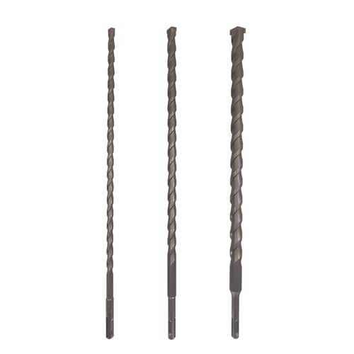 CAVATINY SDS Plus Bohrer Set 3-teilig, 400mm lang, Durchmesser 10,14,20mm mit 4 Schneiden, hartmetallbestückt, SDS Plus Bohrersatz, ideal für Bohrungen in Ziegel, Zement, Stein und Beton CAVATINY SDS Plus Bohrer Set 3-teilig, 400mm lang, Durchmesser 10,14,20mm mit 4 Schneiden, hartmetallbestückt, SDS Plus Bohrersatz, ideal für Bohrungen in Ziegel, Zement, Stein und Beton von CAVATINY