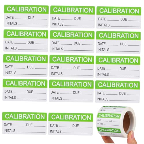1Rolle Praktische Kalibrierungsaufkleber Selbstklebende Qualitätskontrolletiketten für Beschriftung und Organisation für Verschiedene Oberflächen 1Rolle Praktische Kalibrierungsaufkleber Selbstklebende Qualitätskontrolletiketten für Beschriftung und Organisation für Verschiedene Oberflächen von CAXUSD