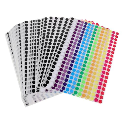 36 Blatt Aufkleber Wasserdichte Klebepunkte Beschreibbare für Klassenzimmer Büro Einzelhandel und Kreative Projekte 36 Blatt Aufkleber Wasserdichte Klebepunkte Beschreibbare für Klassenzimmer Büro Einzelhandel und Kreative Projekte von CAXUSD