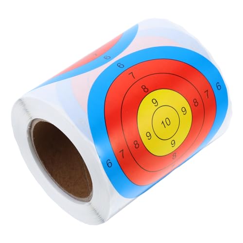CAXUSD 1 Rolle Schießen des Zielkernaufklebers Präzisionsschießen Aufkleber Haftende Zielaufkleber Schießscheiben Aufkleber Stockziel Schießzielaufkleber in fluoreszierender Farbe Papier CAXUSD 1 Rolle Schießen des Zielkernaufklebers Präzisionsschießen Aufkleber Haftende Zielaufkleber Schießscheiben Aufkleber Stockziel Schießzielaufkleber in fluoreszierender Farbe Papier von CAXUSD