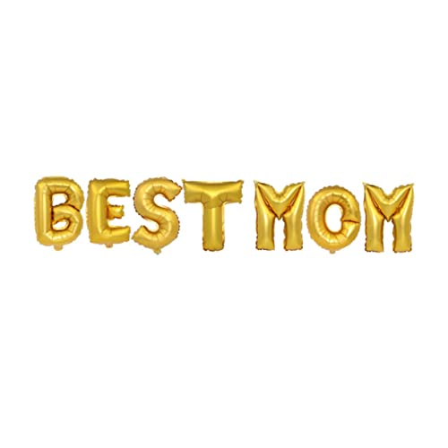 CAXUSD 1 Satz 16 Cm Buchstabenballon Aus Aluminiumfolie Muttertagsdeko Partyornament Luftdicht Und Sicher von CAXUSD