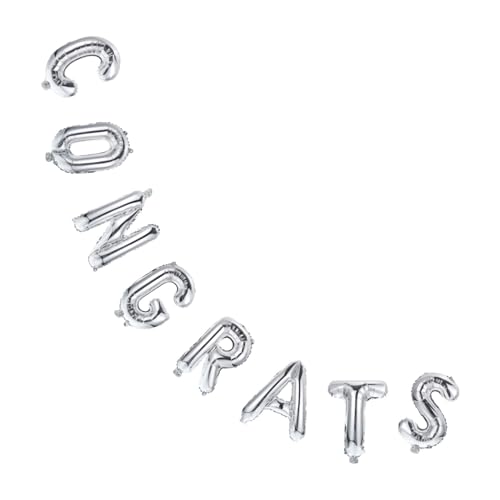 CAXUSD Congrats Graduation Ballon Set 16 Aluminium Film Ballons Graduation Party Dekorationen Brief Form CAXUSD Congrats Graduation Ballon Set 16 Aluminium Film Ballons Graduation Party Dekorationen Brief Form von CAXUSD