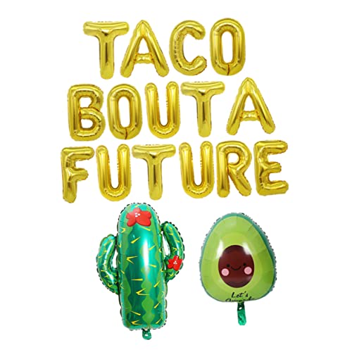 CAXUSD Set Mit Hawaii-party-dekorationen Party-luftballons Avocado- Und -thema Taco A Future Bruchfestigkeit Verschleißfestigkeit Leicht Aufzublasen von CAXUSD