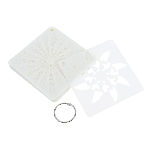 CAXUSD 1 Satz Mandala -malvorlage Mandala-zeichnungsvorlagen Mandala Malschablonen Wandmalerei Vorlage Malvorlagen Für Die Wand Blume Diy -vorlage Bastelschablonen Malen Weiß Das Haustier CAXUSD 1 Satz Mandala -malvorlage Mandala-zeichnungsvorlagen Mandala Malschablonen Wandmalerei Vorlage Malvorlagen Für Die Wand Blume Diy -vorlage Bastelschablonen Malen Weiß Das Haustier von CAXUSD