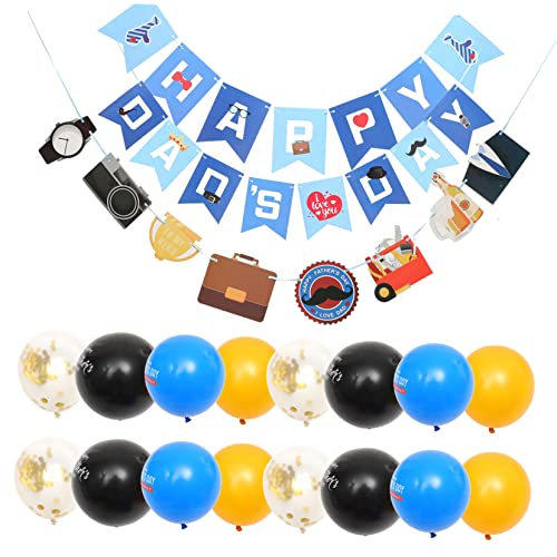 CAXUSD 1 Satz Vatertag Ballongirlande Partyballons Gänseblümchen Ballons Jubiläum Heliumtanks Für Ballons Dekorationen Pastellfarbene Luftballons Schwarze Und Goldene Luftballons Papier CAXUSD 1 Satz Vatertag Ballongirlande Partyballons Gänseblümchen Ballons Jubiläum Heliumtanks Für Ballons Dekorationen Pastellfarbene Luftballons Schwarze Und Goldene Luftballons Papier von CAXUSD