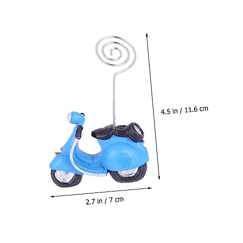 CAXUSD 1 Stück Clips Fotohalter Clip-Adapter Bildhalter Trockenlöschtafel für den Schreibtisch Notizklammern bildregal picture hanger tischdeckenklammern Inhaber Hochzeitsbedarf Blue von CAXUSD