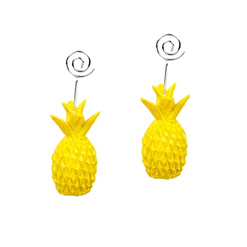 CAXUSD 1 Stück Drahthalter Memohalter Papierclips Hochzeitsbedarf Tischnummernhalter Yellow CAXUSD 1 Stück Drahthalter Memohalter Papierclips Hochzeitsbedarf Tischnummernhalter Yellow von CAXUSD