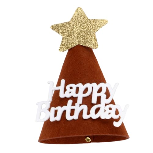 CAXUSD 1 Stück Geburtstagshut Party Requisiten Geburtstagskappe Entzückende Party Kopfschmuck Geburtstagskopfschmuck Partyhut Party Supply Party Kopfschmuck Filztuch Kaffee CAXUSD 1 Stück Geburtstagshut Party Requisiten Geburtstagskappe Entzückende Party Kopfschmuck Geburtstagskopfschmuck Partyhut Party Supply Party Kopfschmuck Filztuch Kaffee von CAXUSD