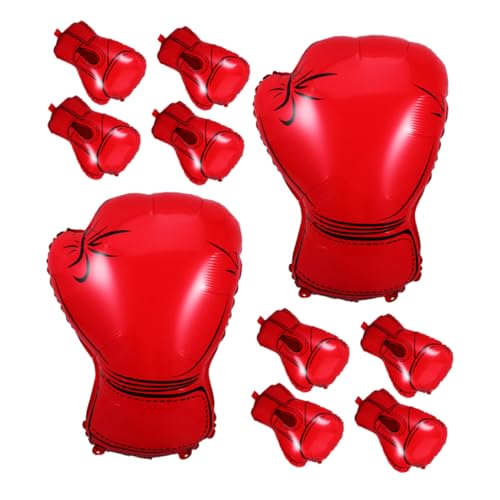 CAXUSD 10 Stück Boxhandschuhe Luftballons Boxpartyballons Themenbezogene Geburtstagsdekorationen Wrestling-partygeschenke Boxgeburtstagsfeierdekorationen Sportballons Rot Aluminiumfolie CAXUSD 10 Stück Boxhandschuhe Luftballons Boxpartyballons Themenbezogene Geburtstagsdekorationen Wrestling-partygeschenke Boxgeburtstagsfeierdekorationen Sportballons Rot Aluminiumfolie von CAXUSD