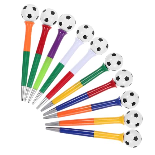 CAXUSD 10 Stück Fußballstift Fußball Stift Schreibgerät Fußball Schreibwaren Schulgeschenke Fußball Design Sportbleistifte Kugelschreiber Niedliche Cartoon-Stifte Plastik CAXUSD 10 Stück Fußballstift Fußball Stift Schreibgerät Fußball Schreibwaren Schulgeschenke Fußball Design Sportbleistifte Kugelschreiber Niedliche Cartoon-Stifte Plastik von CAXUSD
