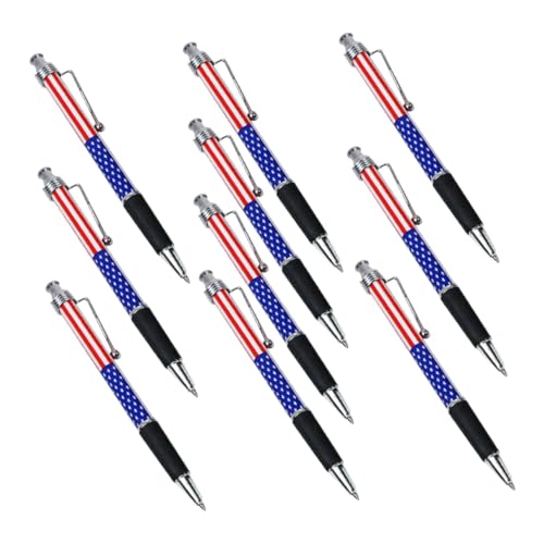 CAXUSD 10 Stück Kugelschreiber Mit Flagge Patriotischer Stift Glatter Kugelschreiber Gastgeschenke Zum Thema Reisen Schreiben Von Stiften Büroschreibstift Home-office-stift Metall CAXUSD 10 Stück Kugelschreiber Mit Flagge Patriotischer Stift Glatter Kugelschreiber Gastgeschenke Zum Thema Reisen Schreiben Von Stiften Büroschreibstift Home-office-stift Metall von CAXUSD