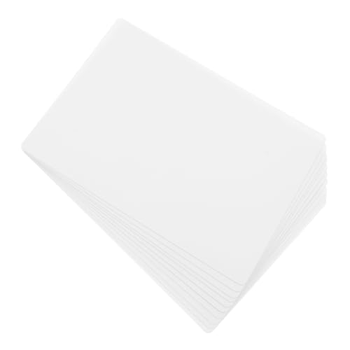 CAXUSD 10 Stück Löschbares Whiteboard Whiteboard Für Die Anzeige Trocken Abwischbare Tafeln Studenten-whiteboard Display Der Trockenen Löschung Whiteboards Trocken Abwischbar Pvc Weiß von CAXUSD