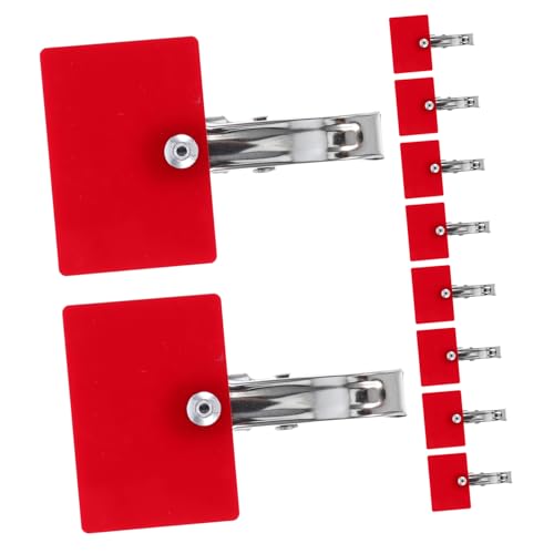 CAXUSD 10 Stück Menü Ordner Tischschildhalter Einzelhandelsschilder für Regale Marktpreiszeichen Etikettenhalter für Warenschilder Rechteck -Tafelschild mit Clips Rostfreier Stahl CAXUSD 10 Stück Menü Ordner Tischschildhalter Einzelhandelsschilder für Regale Marktpreiszeichen Etikettenhalter für Warenschilder Rechteck -Tafelschild mit Clips Rostfreier Stahl von CAXUSD