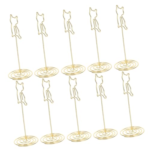 CAXUSD 10 Stück Metall Tischkartenhalter Katzenform Starker Clip für Visitenkarten Memo Fotohalter Elegante Kartenständer für Hochzeiten Restaurants Büros Geburtstagsfeiern CAXUSD 10 Stück Metall Tischkartenhalter Katzenform Starker Clip für Visitenkarten Memo Fotohalter Elegante Kartenständer für Hochzeiten Restaurants Büros Geburtstagsfeiern von CAXUSD