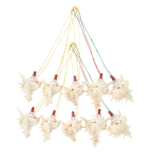 CAXUSD 10 Stück Muschelpfeife Zinn Horn lustige Pfeife Glocke gehaltenen Musikinstrumente für Halskette mit Kinderpfeife Kinderinstrumente Trainingspfeife Pfeifenkette Weiß CAXUSD 10 Stück Muschelpfeife Zinn Horn lustige Pfeife Glocke gehaltenen Musikinstrumente für Halskette mit Kinderpfeife Kinderinstrumente Trainingspfeife Pfeifenkette Weiß von CAXUSD