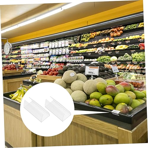 CAXUSD 10 Stück Teiliges Stabiler Preisschildhalter aus Robustem Material Vielseitiger Regal etikettenhalter für Supermarkt Laden Obstgeschäft zur Effektiven Warenpräsentation Einfach CAXUSD 10 Stück Teiliges Stabiler Preisschildhalter aus Robustem Material Vielseitiger Regal etikettenhalter für Supermarkt Laden Obstgeschäft zur Effektiven Warenpräsentation Einfach von CAXUSD