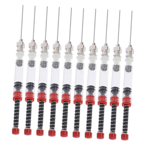 CAXUSD 10 Stück Tintenabsorber Nadelapplikator Brunnenstift -tintenanpassung Flüssigklebernadel Tintenfüller Für Füllfederhalter Tintenfüllernadel Für Stift Tintenfüllnadel Plastik von CAXUSD