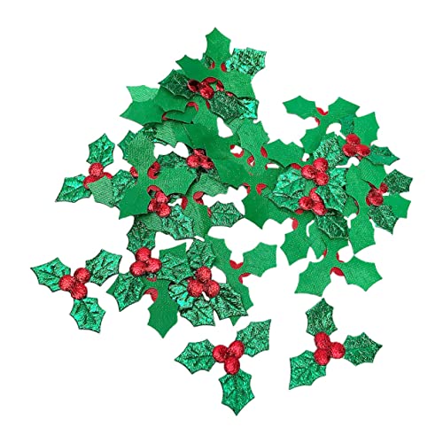 CAXUSD 100 Stück Blätter Beerendekoration Metallisch Weihnachtsschmuck Weihnachten Holly Craft Zweige Miniatur Gefälscht Holly Handwerk Nähen Rote Stechpalmenblätter Verlassen Green Stoff CAXUSD 100 Stück Blätter Beerendekoration Metallisch Weihnachtsschmuck Weihnachten Holly Craft Zweige Miniatur Gefälscht Holly Handwerk Nähen Rote Stechpalmenblätter Verlassen Green Stoff von CAXUSD