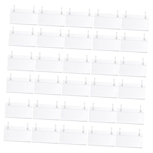 CAXUSD 100 Stück Draht-regal-labelhalter Klar Transparent Wiederverwendbar Preisetiketten Clips Für Einzelhandel Supermarkt Pantry Mit Abgerundeten Kanten Schnelle Befestigung Optimierte CAXUSD 100 Stück Draht-regal-labelhalter Klar Transparent Wiederverwendbar Preisetiketten Clips Für Einzelhandel Supermarkt Pantry Mit Abgerundeten Kanten Schnelle Befestigung Optimierte von CAXUSD