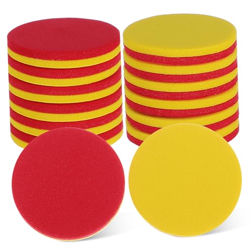 CAXUSD 100 Stück Farbige Eva Rechenchips Mathematische Lernspielzeuge für Dual Color Design Zählspielzeug Rechenfähigkeiten für DIY Projekte und Klassenzimmer von CAXUSD
